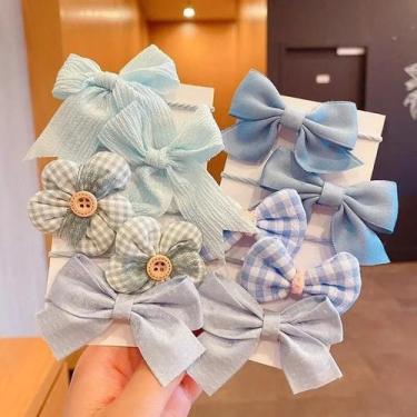 Imagem de Conjunto De 10 Elásticos De Cabelo Estéticos Para Meninas, Faixas Elás