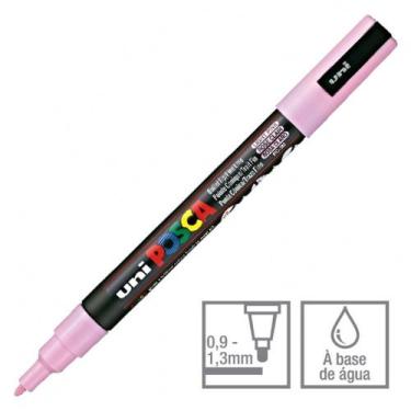 Imagem de Caneta Posca Marcador PC-3M Rosa Claro 51 Uni-Ball - Uni Ball