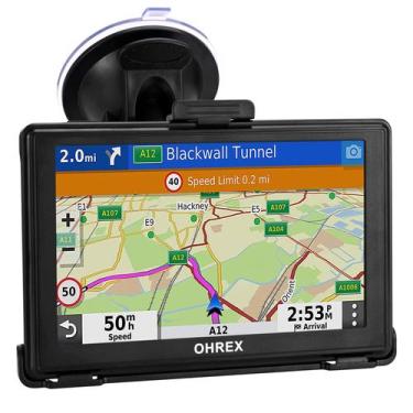 Imagem de GPS Navigator OHREX 5" para caminhão e motorhome com mapas 2026 e atua
