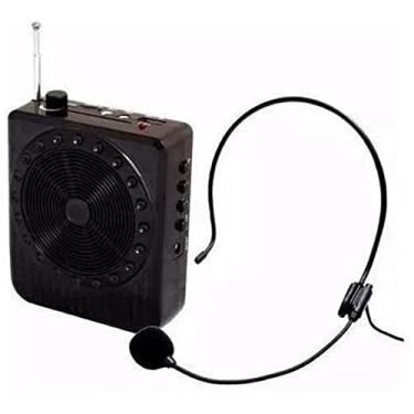 Imagem de Genérico Amplificador Megafone Microfone Kit Completo Professores K15 XLR Preto