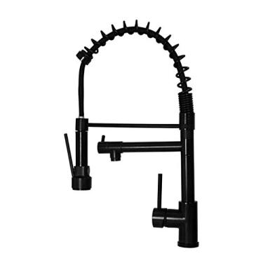 Imagem de Torneira Gourmet Para Cozinha Monocomando Preta Fosca Black 60cm