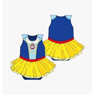 Imagem de Body com Saia Bebê Branca de Neve-G