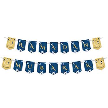 Imagem de Banner Ramadan Mubarak Decoração, Decoração de Festa, Banner Bunting