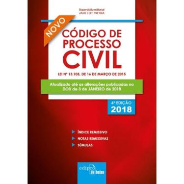 Imagem de Código De Processo Civil 2018 - Mini