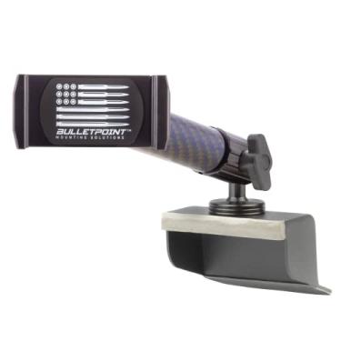 Imagem de Suporte de celular Bulletpoint para painel compatível com Jeep Wrangler JK JKU 2011-2018 (base de metal de esfera única com suporte de telefone)