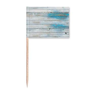 Imagem de Madeira Mordern Brilhante Listras Ilustração Padrão Palito Bandeiras Marcador Decoração de Festa