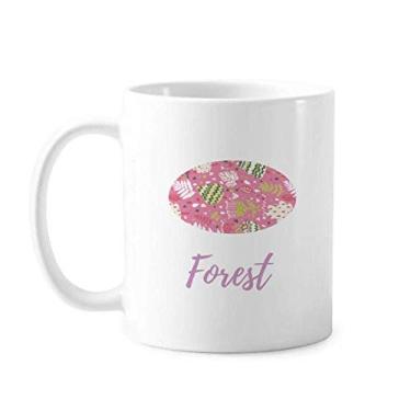 Imagem de Caneca de cerâmica colorida para pintura de plantas de flor cerâmica xícara de porcelana de café