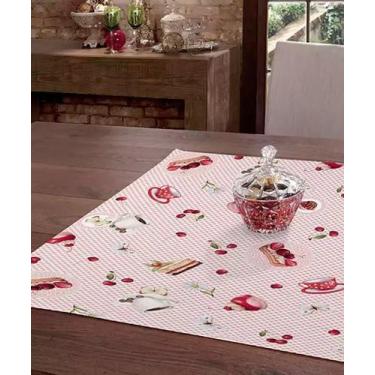 Imagem de Kit 3 Toalhas De Mesa Estampada Clean 78cm X 78cm Dohler