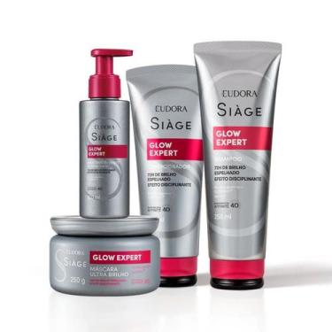 Imagem de Siàge Glow Expert: Shampoo 250ml + Condicionador 200ml + Máscara Capil