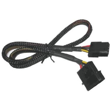 Imagem de Cabo de extensão de energia com manga Molex macho para fêmea de 4 pinos - 122 cm, para ventilador de caixa