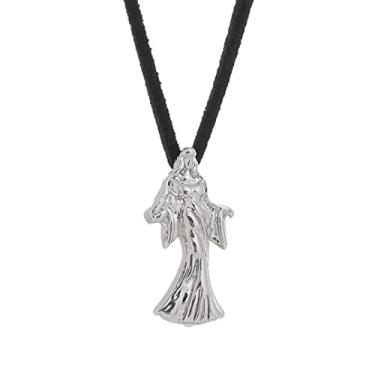 Imagem de Colar Iemanjá 22mm - Sunshine Cristais Cor:Prata