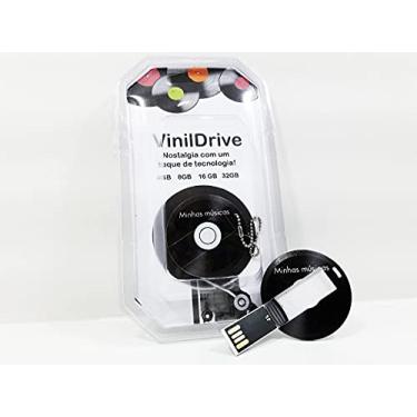 Imagem de Pendrive formato de Disco Vinil - Vinil Drive 8 GB
