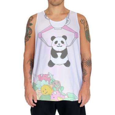 Imagem de Camiseta Regata Panda Brinquedo Urso Garra Animal Extinção - Estilo Vi