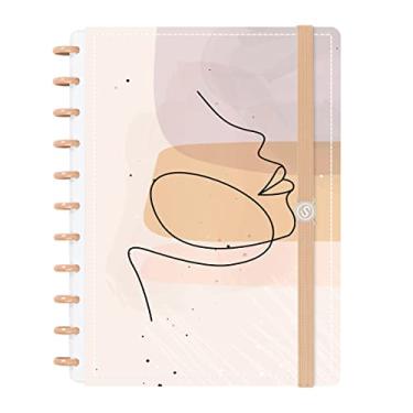 Imagem de Caderno De Disco ISCOOL Inteligente Face Linear Bege G