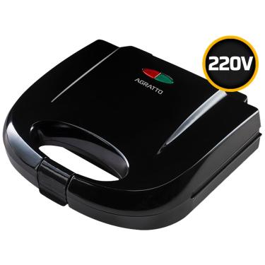 Imagem de Grill Sanduicheira Eletrica Antiaderente 750w 220v Preta