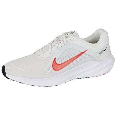 Imagem de NIKE Tênis masculino Quest 5, Platinum Tint Lt Crimson White Black, 11 UK