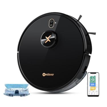 Imagem de Neatsvor X600 Pro Robo Aspirador com Mapeamento Inteligente, Sucção de 6000 Pa, Bateria de 5200mAh, Navegação Avançada, Suporta Funções de Varrer e Limpar, Bivolt
