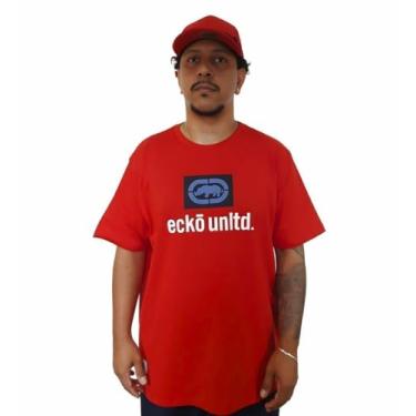 Imagem de Camiseta Ecko Unltd Color Full Red Masculina G Vermelho
