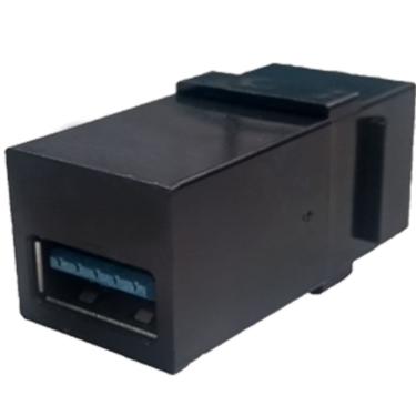 Imagem de Keystone / Emenda Usb 3.0 Cor Preta 180g Uso Em Painel
