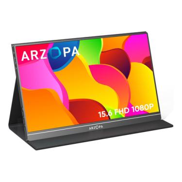 Imagem de  Monitor Portátil Arzopa, 15.6 1080p Fhd Monitor De Laptop S1 Table