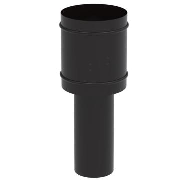 Imagem de Chapeu Canhao para Chamine 150Mm Preto 