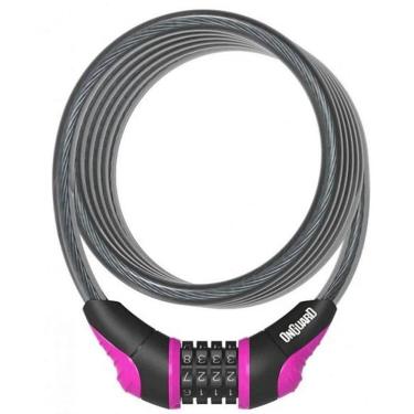 Imagem de Cadeado Espiral 8169 On Guard 12x1200 c/ Segredo - Rosa