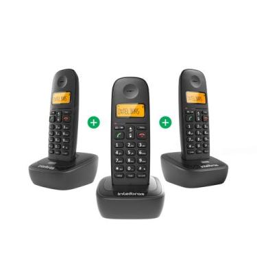Imagem de Telefone sem Fio com Dois Ramais Adicionais TS 2513 Intelbras
