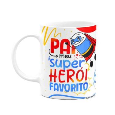 Imagem de Caneca Flork Dia dos Pais - Pai, meu super herói favorito - JPS INFO