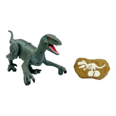 Imagem de Dinossauro Controle Remoto Dino Bots Velociraptor Polibrinq