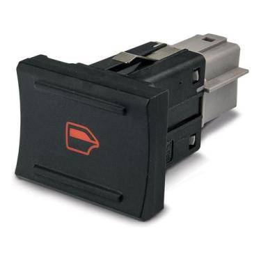 Imagem de Botão de Vidro Eletrico Gol G6 Simples Preto LD Traseiro - Tiger Auto