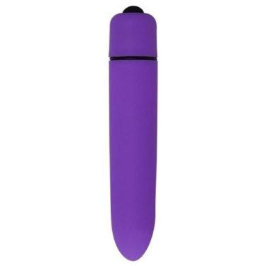 Imagem de Vibrador Bullet Power Cápsula Vibratória Aveludada - Roxo - Sexy Impor