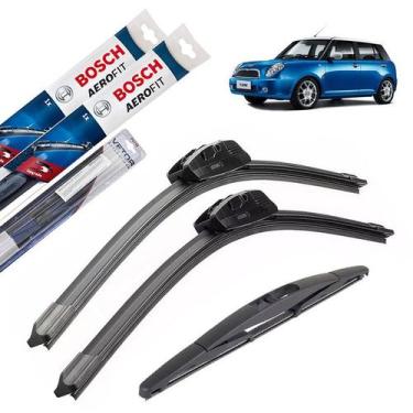 Imagem de Limpador Parabrisa Lifan 320 2010 2011 2012 2013 + Traseira - Bosch - 