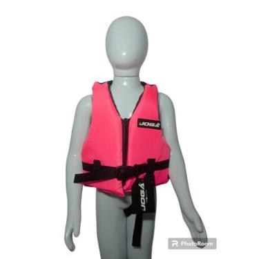 Imagem de Colete Salva Vidas Rosa 30Kg Infantil Criança Boiar Flutuar Flutuação 