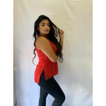 Imagem de Regata feminina tapa bumbum camiseta academia - TB modas, Rubi, GG