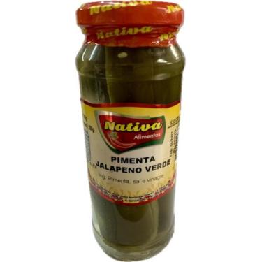 Imagem de Pimenta Jalapeno Verde Nativa Alimentos (Liq.310g/Dren.180g)