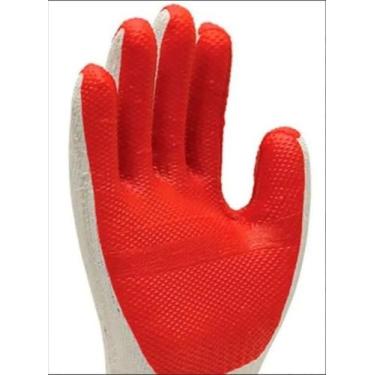 Imagem de Par de Luva Emborrachada Gladiador Epi Trabalho Pesado Laranja - Next