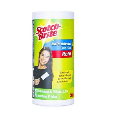 Imagem de REFIL PARA ROLO ADESIVO TIRA PELO SCOTCH BRITE 100x3,1 3M