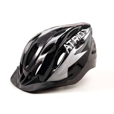 Imagem de Capacete mtb 2.0 preto e branco m - bi158 - ATRIO