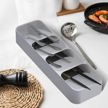 Imagem de Bandeja Organizadora de Talheres Compacto 5 Divisórias - GM HAIR
