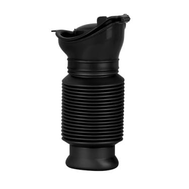 Imagem de Mictório portátil de viagem, mictórios dobráveis para homens e mulheres, penico infantil reutilizável, garrafa de xixi pessoal para acampamento ao ar livre, longa viagem na estrada e no trânsito,