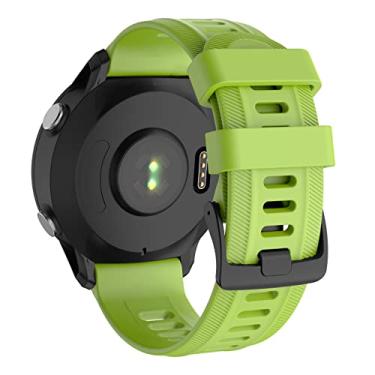 Imagem de ISABAKE Pulseira para Garmin Forerunner 955/Forerunner 945/Forerunner 935, compatível com Fenix 5/Fenix 5plus/Fenix 6/ Fenix 6 Pro/Approach S60, pulseiras de substituição de silicone macio de 22 mm, 20MM