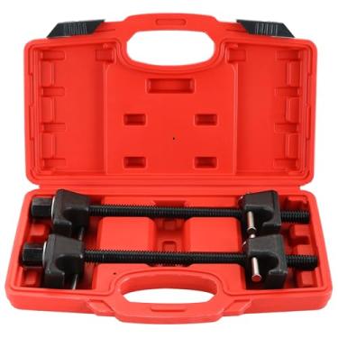 Imagem de weyleity Macpherson Kit de ferramentas para compressor de mola Strut | Compressor de mola helicoidal dupla resistente com pinos de travamento, soquete de 13/40.6 cm, unidade de 1/5.1 cm, alcance de 29