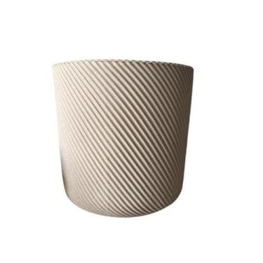 Imagem de Vaso de Plantas Polietileno Cilindro Fendi 29cm - 3B Móveis