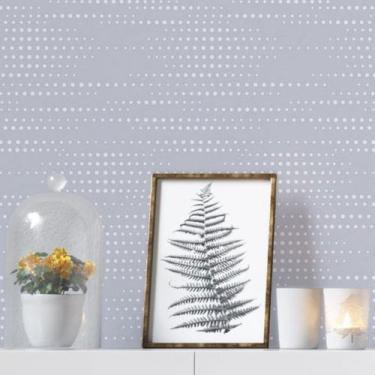 Imagem de Papel de Parede Adesivo Abstrato Bolinhas N019018 0,58x3M - Adesivo BR