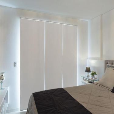Imagem de Persiana Painel (2,80Lar. x 2,50Alt.) Blackout Branco - Vogaflex, 0