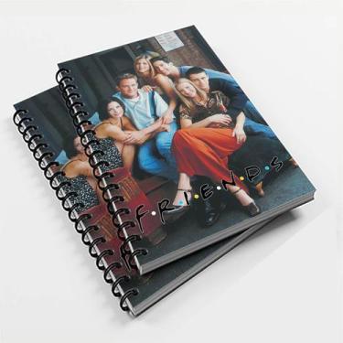 Imagem de Caderno Universitário 96 Fls Serie Friends Mod. 02 - Premium