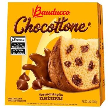 Imagem de Panetone bauducco chocottone chocolate natal 908g