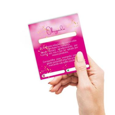 Imagem de 25 Cartão agradecimento Cliente pela compra, mimo,  Diversos - Teodoro