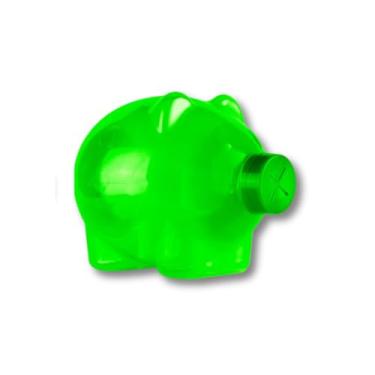 Imagem de Cofrinho, lindo cofre de moedas de plástico para meninos e meninas, cofre inquebrável para presente infantil (Verde)