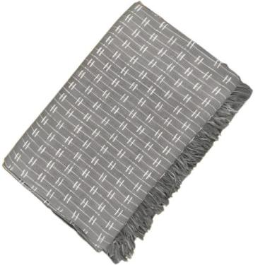 Imagem de Kit 2 Manta Pra Sofa Grande Tijolinho Luxuosa 2,40m x 1,80m - Itens Ca